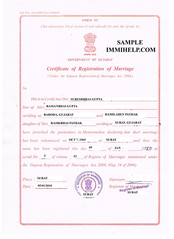 marriage certificate karnataka