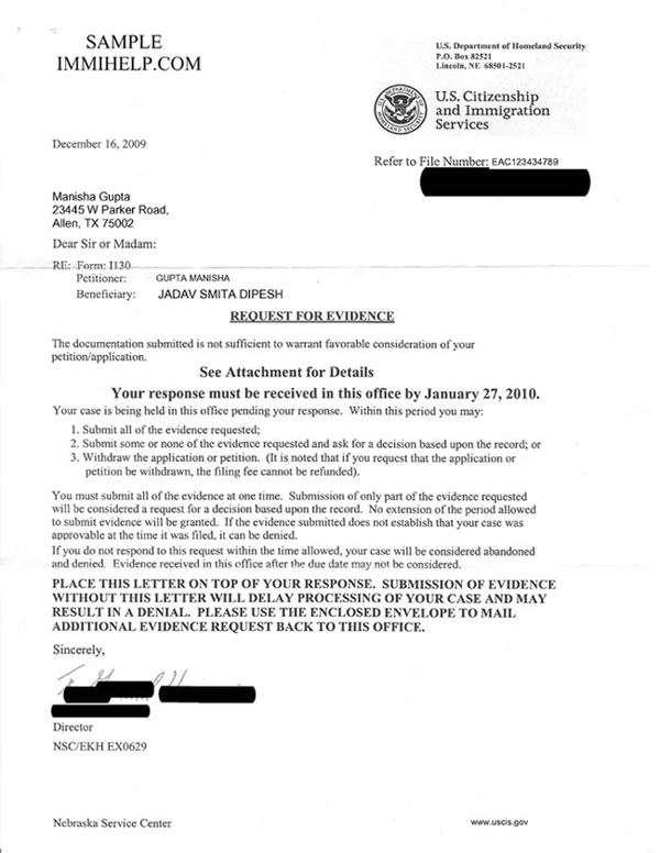 Ejemplo De Carta Para Uscis Image To U
