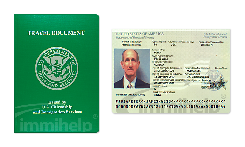 Green card reentry permit