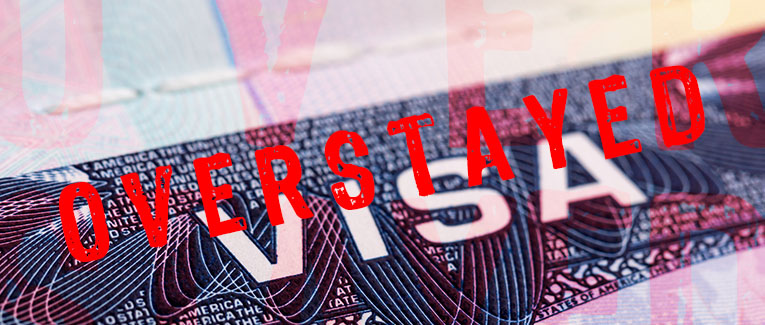 overstaying a tourist visa in the us