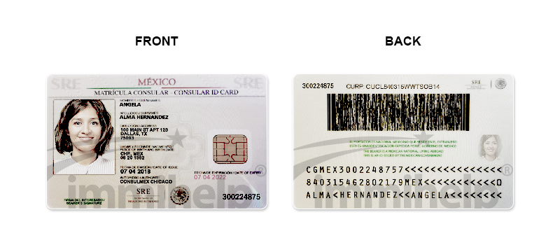 Mexican Consular Id Card