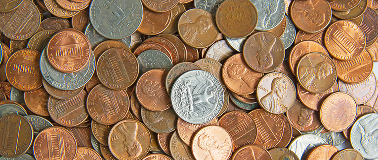 Sorts Quarters, Nickels, Dimes, Pennies. Non-US Coin and Token