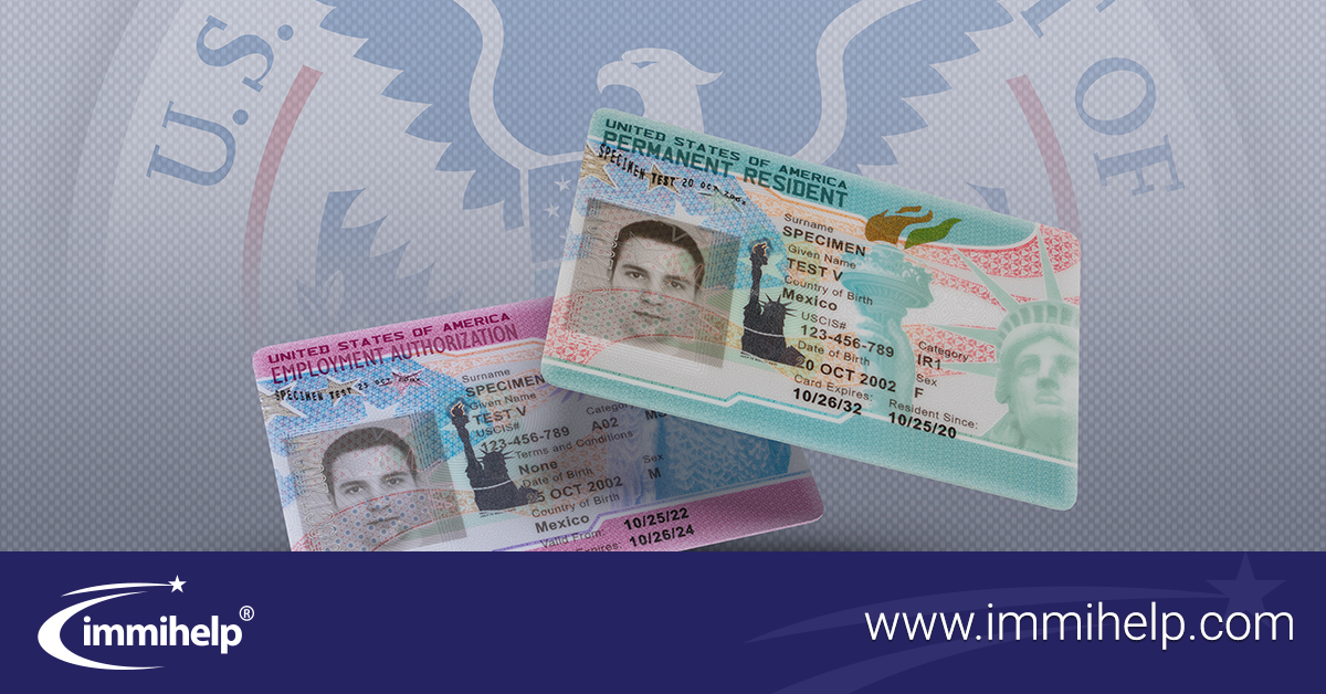 USCIS Issues New Green Card and EAD Designs Immihelp