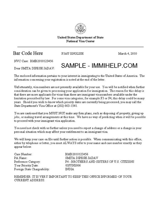 Affidavit Sample Letter For Immigration