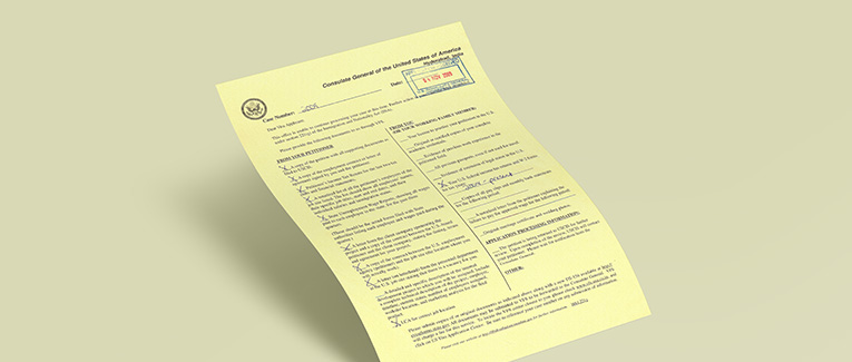 221(g) Refusal – Yellow Form at the U.S. Consulate in Hyderabad