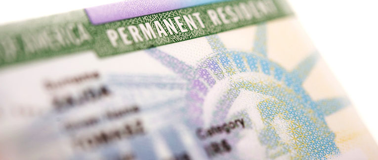 Class of Admission for Greencard for Permanent Residence in the U.S.