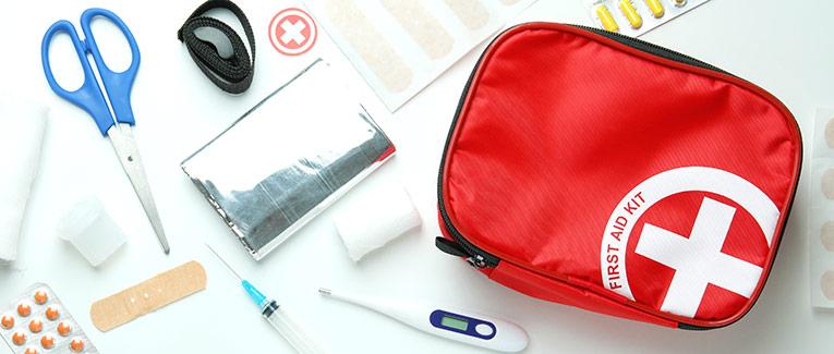 items to pack in travel first-aid kits