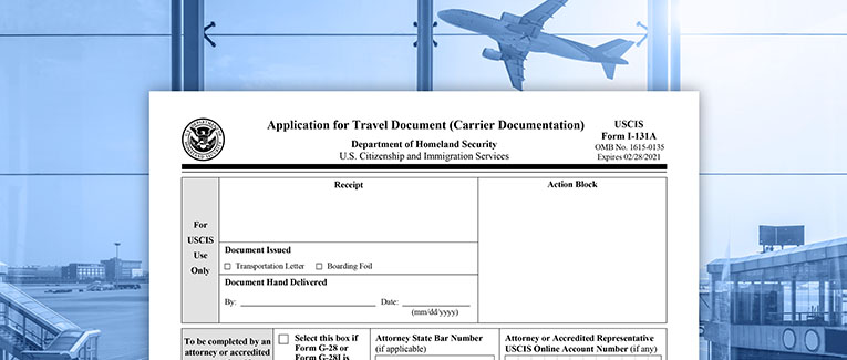 Lost/Stolen Green card - Transportation Letter