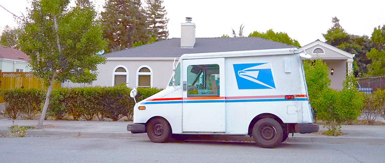El correo postal en los EEUU