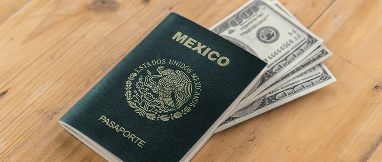 Tarifas de visa de no inmigrante de EE.UU. en México